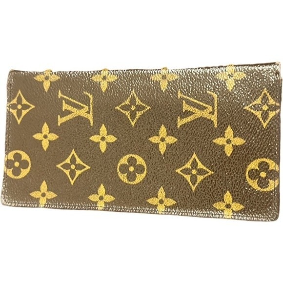 Louis Vuitton Long Wallet with Signature Logo in Coated Canvas - Picture 3 of 8